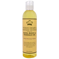 Nubian Heritage, Indian Hemp & Haitian Vetiver, Bath, Body & Massage Oil, 8 fl oz (236 ml)