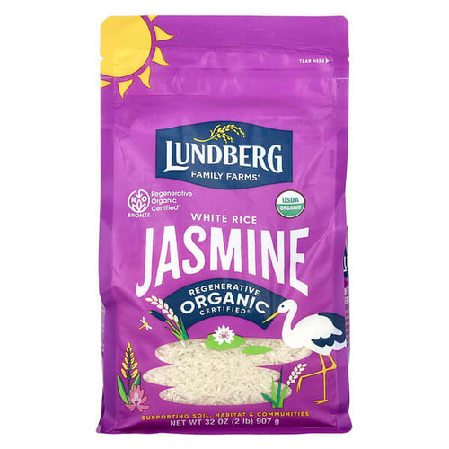 <img alt="Lundberg, Organic White Rice, Jasmine, 32 oz  (907 g)" title="Lundberg, Organic White Rice, Jasmine, 32 oz  (907 g),073416040281"