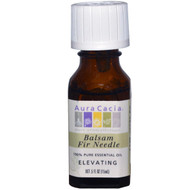 Aura Cacia, 100% Pure Essential Oil, Balsam Fir Needle, .5 fl oz (15 ml)