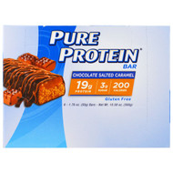Pure Protein, Chocolate Salted Caramel Bar, 6 Bars, 1.76 oz (50 g) Each