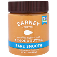 Barney Butter, Almond Butter, Bare Smooth, 10 oz (284 g)