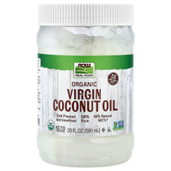 <img alt="NOW Foods, Real Food, Organic Virgin Coconut Oil, 20 fl oz (591 ml)" title="NOW Foods, Real Food, Organic Virgin Coconut Oil, 20 fl oz (591 ml),733739017260"