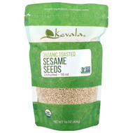 <img alt="Kevala, Organic Toasted Sesame Seeds, Unhulled, 16 oz (454 g)" title="Kevala, Organic Toasted Sesame Seeds, Unhulled, 16 oz (454 g),816536012017"