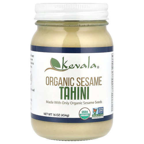 <img alt="Kevala, Organic Sesame Tahini, 16 oz (454 g)" title="Kevala, Organic Sesame Tahini, 16 oz (454 g),816536011010"