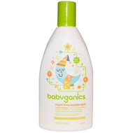 BabyGanics, Night Time Bubble Bath, Orange Blossom, 12 fl oz (354 ml)