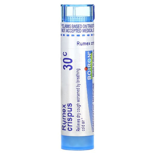 <img alt="Boiron, Rumex Crispus, 30C, Dry Cough Relief, Approx 80 Pellets" title="Boiron, Rumex Crispus, 30C, Dry Cough Relief, Approx 80 Pellets,306960641131"