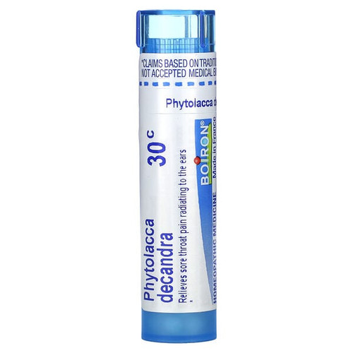 <img alt="Boiron, Phytolacca Decandra, 30C, Sore Throat Relief, Approx 80 Pellets" title="Boiron, Phytolacca Decandra, 30C, Sore Throat Relief, Approx 80 Pellets,306960573135"