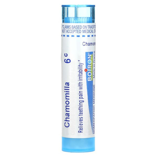 <img alt="Boiron, Chamomilla, 6C, Teething  & Irritability, Approx 80 Pellets" title="Boiron, Chamomilla, 6C, Teething  & Irritability, Approx 80 Pellets,306960193081"