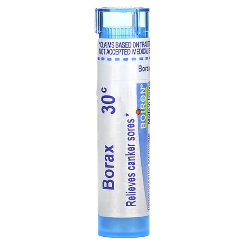<img alt="Boiron, Borax, 30C, Canker Sore Relief, Approx 80 Pellets" title="Boiron, Borax, 30C, Canker Sore Relief, Approx 80 Pellets,306960129134"
