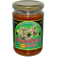 3 PACK of YS Eco Bee Farms Buckwheat Pure Raw Honey -- 13.5 oz