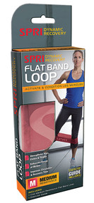 Spri Flat Band Loop 20 Mil Red Medium - 1 Band