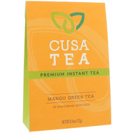 Cusa Tea, Mango Green Tea, 10 Individual Servings, 0.4 oz (1.2 g) Each
