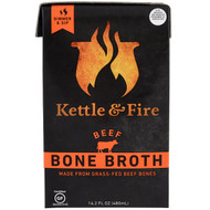 Kettle & Fire, Bone Broth, Beef, 16.2 fl oz (480 ml) (Discontinued Item)