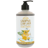 Alaffia, Everyday Coconut, Shampoo & Body Wash, Gentle for Babies and Up, Coconut Chamomile, 16 fl oz (475 ml)