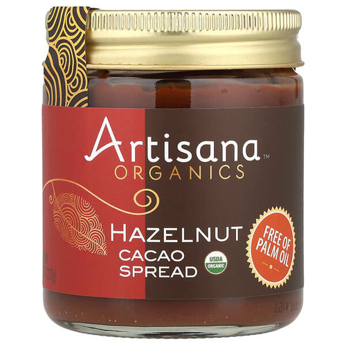 <img alt="Artisana, Organics, Hazelnut Cacao Spread, 8 oz (227 g)" title="Artisana, Organics, Hazelnut Cacao Spread, 8 oz (227 g),870001000954"