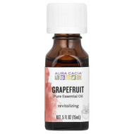 <img alt="Aura Cacia, Pure Essential Oil, Grapefruit, 0.5 fl oz (15 ml)" title="Aura Cacia, Pure Essential Oil, Grapefruit, 0.5 fl oz (15 ml),051381911591"
