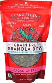 3 PACK of Lark Ellen Farm Organic Grain Free Granola Bites Gluten Free Cacao Cherry -- 8 oz