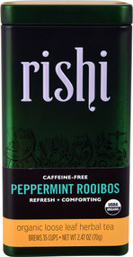 Rishi Tea Organic Loose Leaf Herbal Tea  Peppermint Rooibos - 2.47 oz