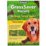 NaturVet, GrassSaver Biscuits, Tasty Peanut Butter, 46 Biscuits, 11.1 oz (315 g)