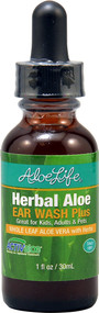 3 PACK of Aloe Life Herbal Aloe Ear Wash Plus -- 1 fl oz