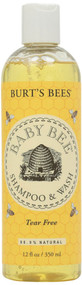 3 PACK of Burts Bees Baby Bee Shampoo and Wash Tear Free Baby Soap -- 12 fl oz