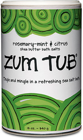 Zum, Tub Shea Butter Bath Salts Rosemary Mint and Citrus - 12 oz