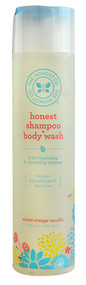 The Honest Company, Everyday Gentle Shampoo + Body Wash, Sweet Orange Vanilla, 10.0 fl oz (295 ml)