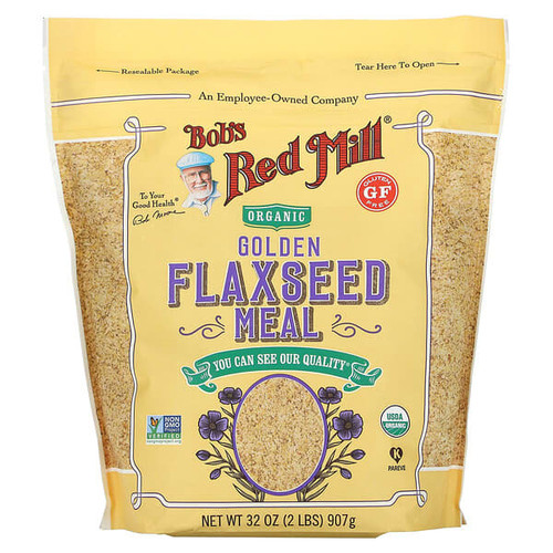 <img alt="Bobs Red Mill, Organic Golden Flaxseed Meal, 32 oz (907 g)" title="Bobs Red Mill, Organic Golden Flaxseed Meal, 32 oz (907 g),039978059406"