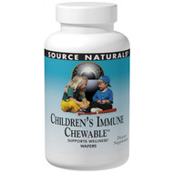 Source Naturals, Wellness, Childrens Immune Chewable, Delicious Berry Flavor, 30 Wafers