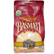 3 PACK of Lundberg Organic California White Basmati Rice -- 2 lbs