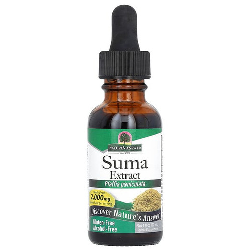 <img alt="Natures Answer, Suma Extract, Alcohol-Free, 670 mg, 1 fl oz (30 ml)" title="Natures Answer, Suma Extract, Alcohol-Free, 670 mg, 1 fl oz (30 ml),083000007279"