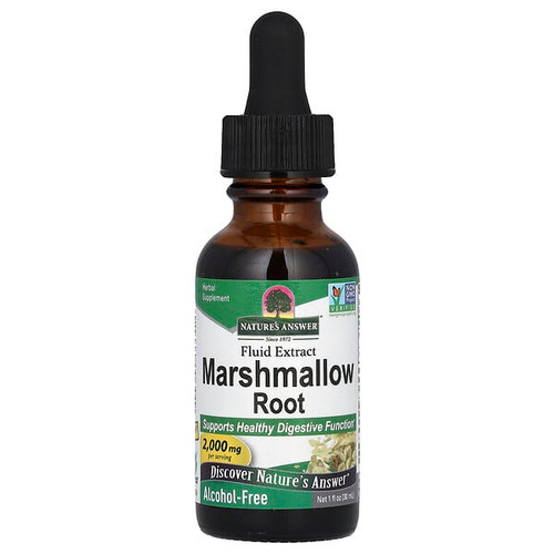 <img alt="Natures Answer, Marshmallow Root Fluid Extract, Alcohol-Free, 2,000 mg, 1 fl oz (30 ml)" title="Natures Answer, Marshmallow Root Fluid Extract, Alcohol-Free, 2,000 mg, 1 fl oz (30 ml),083000006449"
