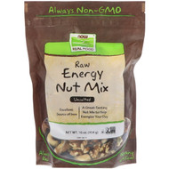 Now Foods, Real Food, Raw Energy Nut Mix, Unsalted, 16 oz (454 g)