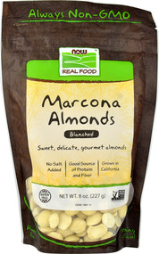 Now Foods, Real Food, Marcona Almonds, Blanched, 8 oz (227 g) (Discontinued Item)