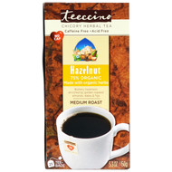 Teeccino, Chicory Herbal Tea, Medium Roast, Hazelnut, Caffeine Free, 25 Tea Bags, 5.3 oz (150 g)