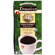 Teeccino, Herbal Coffee, Dark Roast, Organic French Roast, Caffeine Free, 25 Tee-Bags, 5.3 oz (150 g)