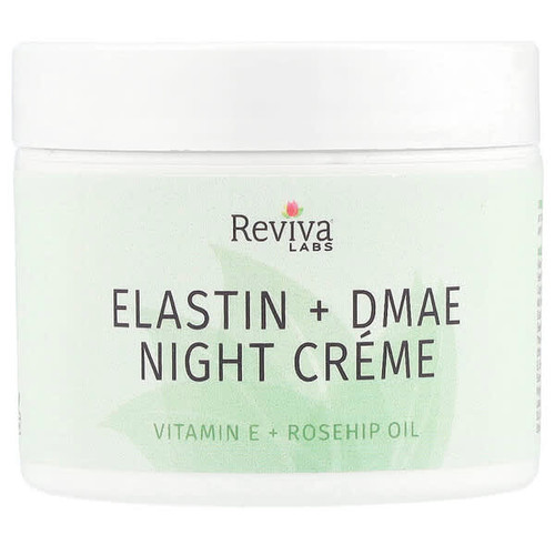 <img alt="Reviva Labs, Elastin + DMAE Night Creme, 2 oz (55 g)" title="Reviva Labs, Elastin + DMAE Night Creme, 2 oz (55 g),087992111273"