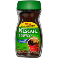 Nescaf?, Clasico, Pure Instant Decaffeinated Coffee, Decaf, Dark Roast, 7 oz (200 g)