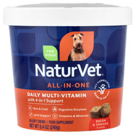 <img alt="NaturVet, All-In-One, Daily Multi-Vitamin with 4-in-1 Support, For Dogs, Bacon & Chicken, 60 Soft Chews, 8.4 oz (240 g)" title="NaturVet, All-In-One, Daily Multi-Vitamin with 4-in-1 Support, For Dogs, Bacon & Chicken, 60 Soft Chews, 8.4 oz (240 g),797801036917"
