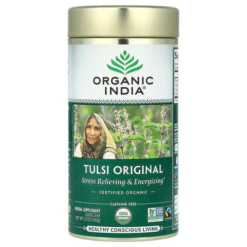 <img alt="Organic India, Tulsi Original Loose Leaf Tea, Caffeine Free, 3.5 oz (100 g)" title="Organic India, Tulsi Original Loose Leaf Tea, Caffeine Free, 3.5 oz (100 g),801541505937"