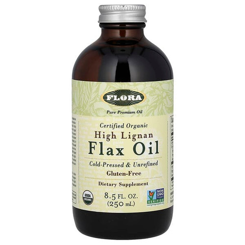 <img alt="Flora, Certified Organic High Lignan Flax Oil, 8.5 fl oz (250 ml)" title="Flora, Certified Organic High Lignan Flax Oil, 8.5 fl oz (250 ml),061998678947"