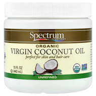 <img alt="Spectrum Essentials, Organic Virgin Coconut Oil, Unrefined , 15 fl oz (443 ml)" title="Spectrum Essentials, Organic Virgin Coconut Oil, Unrefined , 15 fl oz (443 ml),022506112018"