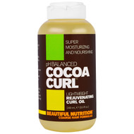 Beautiful Nutrition, Cocoa Curl, Lightweight Rejuvenating Curl Oil, 8.4 fl oz (249 ml)