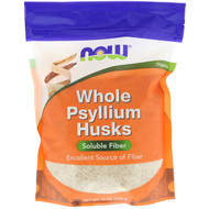 3 PACK of NOW Whole Psyllium Husks -- 16 oz