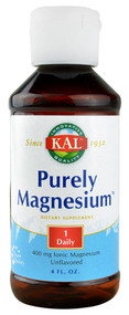 Kal Purely Magnesium Unflavored -- 4 fl oz