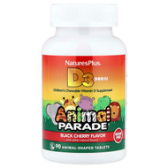 <img alt="NaturesPlus, Animal Parade, Vitamin D3, Black Cherry, 12.5 mcg (500 IU), 90 Animal-Shaped Tablets" title="NaturesPlus, Animal Parade, Vitamin D3, Black Cherry, 12.5 mcg (500 IU), 90 Animal-Shaped Tablets,097467299238"