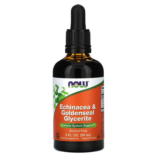 <img alt="NOW Foods, Echinacea & Goldenseal Glycerite, Alcohol-Free, 2 fl oz (59 ml)" title="NOW Foods, Echinacea & Goldenseal Glycerite, Alcohol-Free, 2 fl oz (59 ml),733739048486"