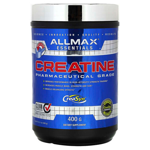 <img alt="ALLMAX, Creatine, Pharmaceutical Grade, Unflavored, 14.11 oz (400 g)" title="ALLMAX, Creatine, Pharmaceutical Grade, Unflavored, 14.11 oz (400 g),665553123967"