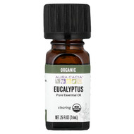 <img alt="Aura Cacia, Pure Essential Oil, Organic Eucalyptus, 0.25 fl oz (7.4 ml)" title="Aura Cacia, Pure Essential Oil, Organic Eucalyptus, 0.25 fl oz (7.4 ml),051381908027"