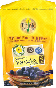 Think Eat Live Natural Protein Pancake + Waffle Mix Gluten Free - 10.5 oz